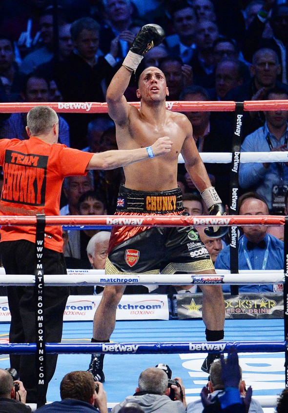 Boxing super-middleweight - James DeGale vs Brandon Gonzales